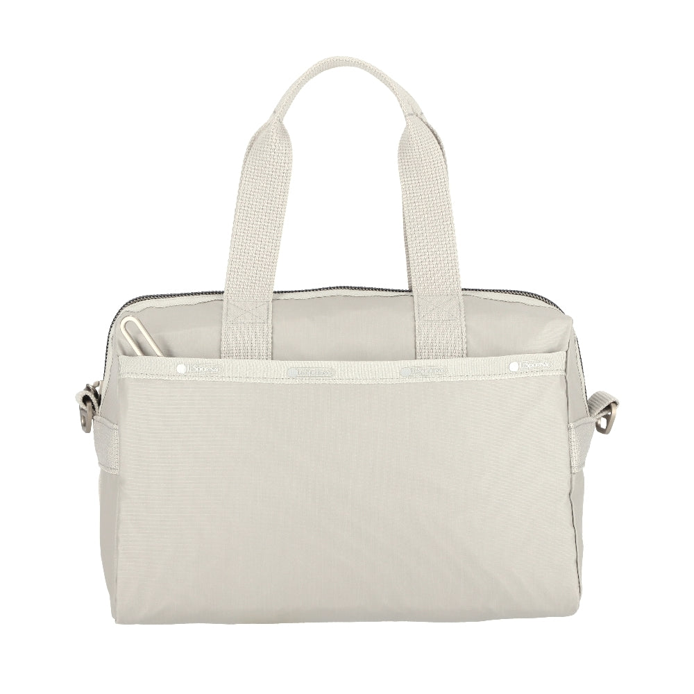 SMALL UPTOWN SATCHEL 小手提袋 - 淺棕灰