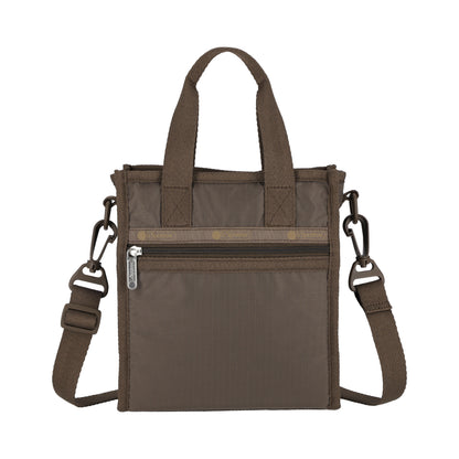 MINI N/S TOTE 迷你方型托特包 - 摩卡棕