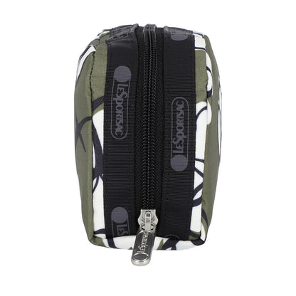 RECTANGULAR COSMETIC 長形化妝包 - 綠野花徑