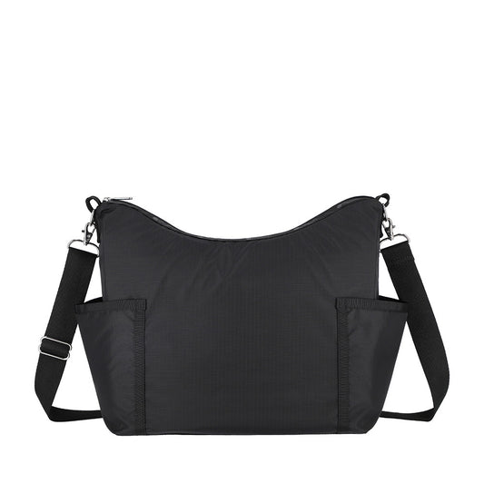 ZIP BUCKET SHOULDER 拉鍊肩背包 - 永恆黑