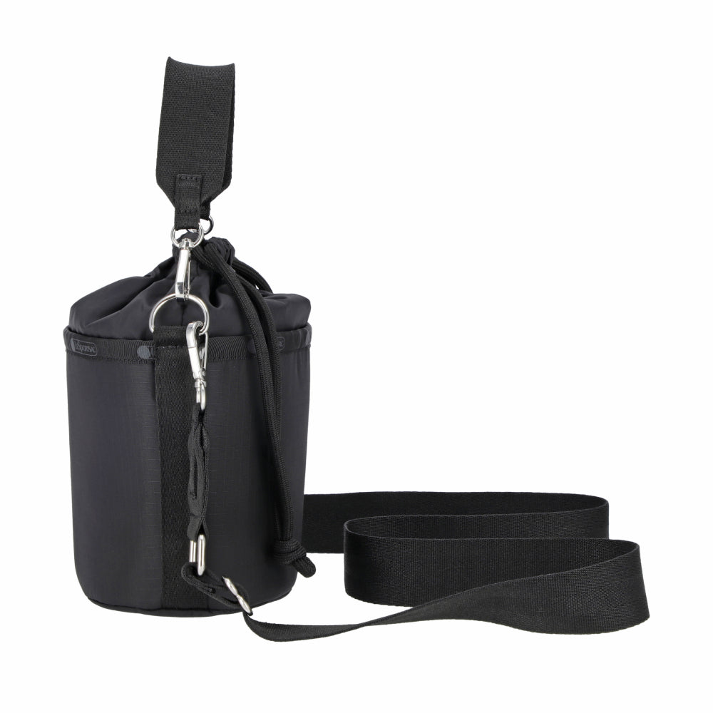 SM DRAWSTRING BUCKET 小型抽繩水桶斜背包 - 永恆黑