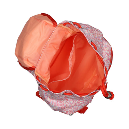 SMALL VOYAGER 小型掀蓋後背包 - 珊瑚夏日花呢