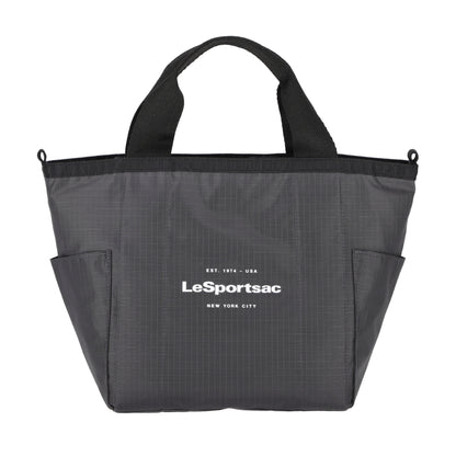 SM REVERSIBLE PKT TOTE 小型雙面托特包 - LOGO 迷彩灰/夜幕灰