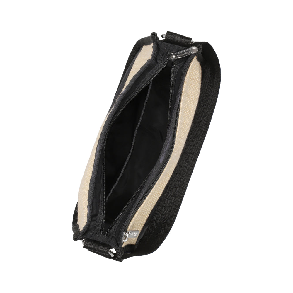 SMALL ZIP SHOULDER 小型拉鍊肩背包 - 拉菲永恆黑