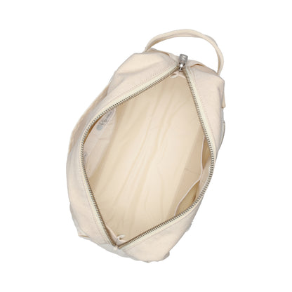 CANVAS DOPP KIT 帆布盥洗包 - 糖霜白