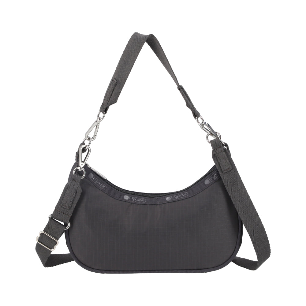 SM CONV HOBO 小型肩背兩用新月包 - 夜幕灰