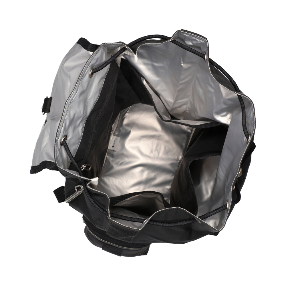 3 ZIP VOYAGER 側邊拉鍊後背包 - 魔力暗黑