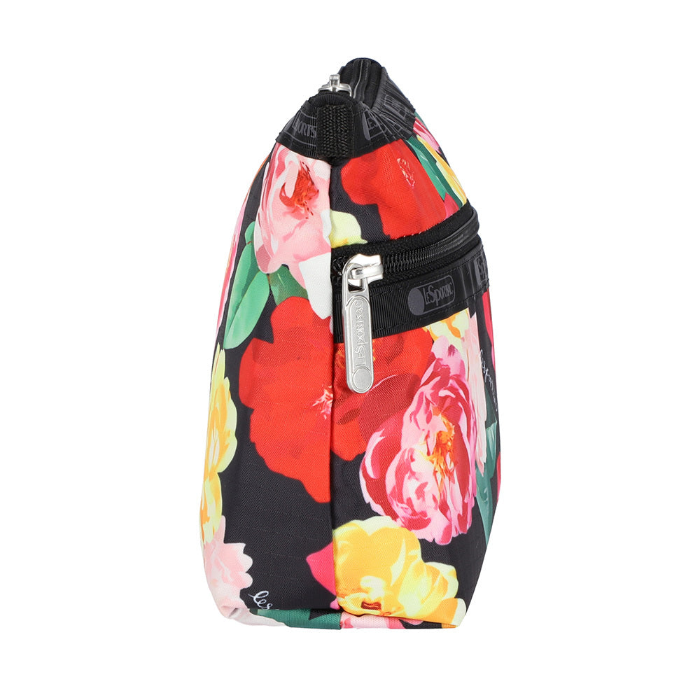 COSMETIC CLUTCH 雙層拉鍊化妝包 - 繁花派對