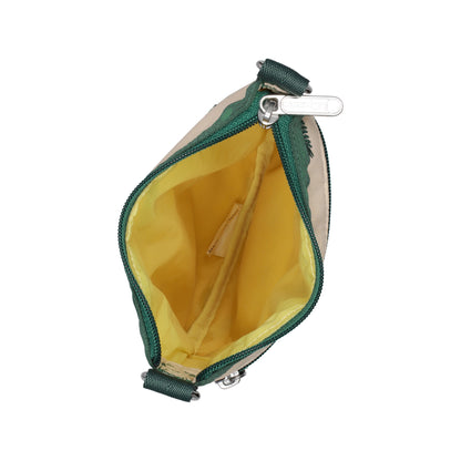 3 ZIP CROSSBODY 三層拉鍊斜背包 - 棕櫚風情