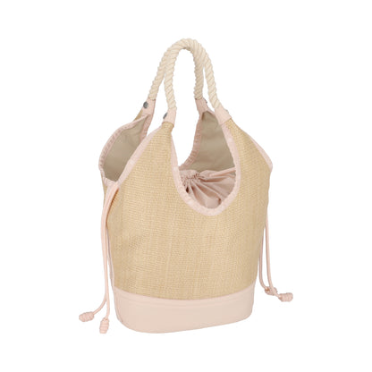 LG DIAMOND TOTE 大型菱格托特包 - 拉菲桃粉