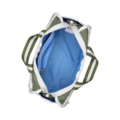 MINI DUFFEL CROSSBODY 迷你筒狀肩背包 - 滾邊橄欖綠