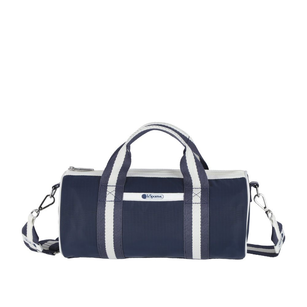 MINI BARREL BAG 迷你圓桶包 - 滾邊深海藍