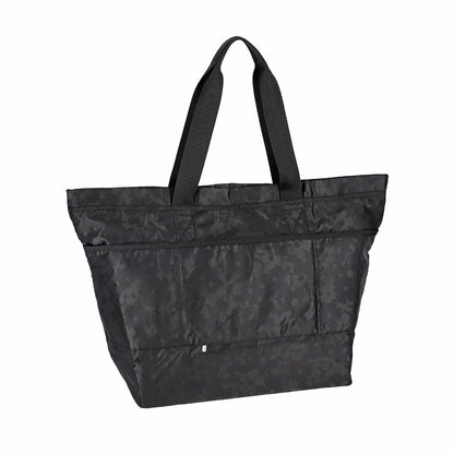 CARLIN ZIP TOP TOTE BAG 簡約兩側拉鍊托特包 - 暗影緹花