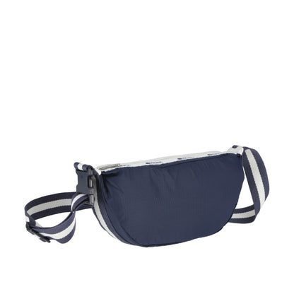 CONV SM SHOULDER BAG 小型半月包 - 滾邊深海藍