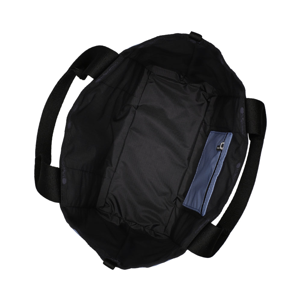 SM REVERSIBLE PKT TOTE 小型雙面托特包 - LOGO 雲霧藍 / 夜幕灰