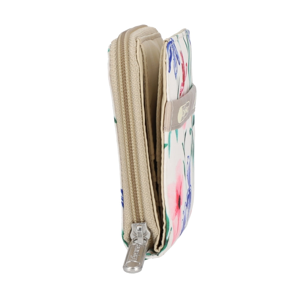 CLAIRE WALLET 拉鍊短夾 - 水彩花園