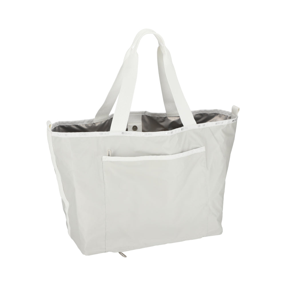 ESSENTIAL LG OPEN TOTE 大型磁扣托特包 - 極致白