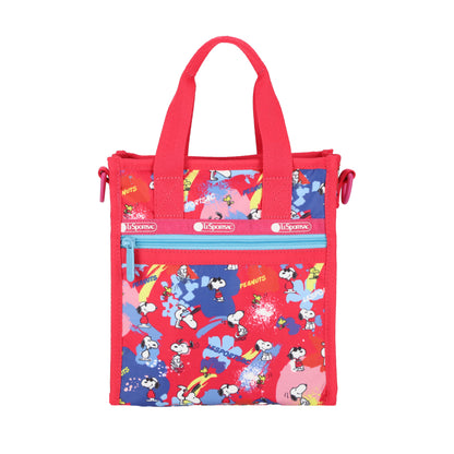 MINI N/S TOTE 迷你方型托特包 - PEANUTS 童趣時光