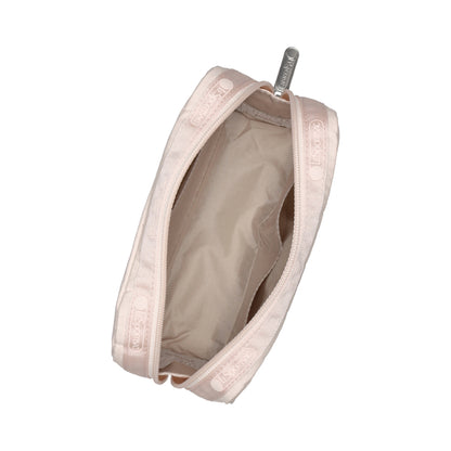 RECTANGULAR COSMETIC 長形化妝包 - 晨曦桃粉