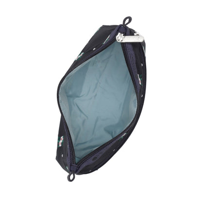 COSMETIC CLUTCH 雙層拉鍊化妝包 - 典雅花苑