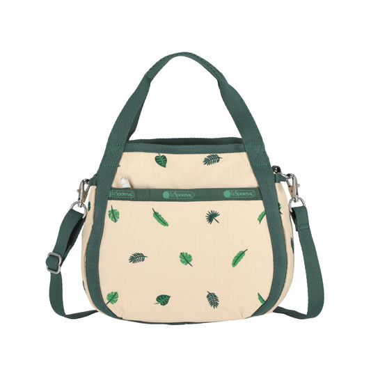 SMALL JENNI 斜背手提兩用包 - 棕櫚風情