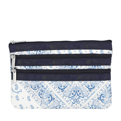 3-ZIP COSMETIC 三層拉鍊化妝包 - 微風織語