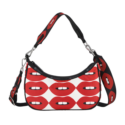 SM CONV HOBO 小型肩背兩用新月包 - 烈焰紅脣