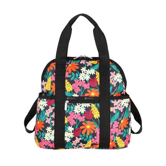 DOUBLE TROUBLE BACKPACK 兩用後背包 - 繽紛花園