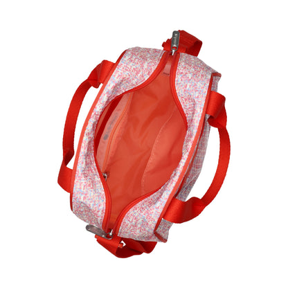 N/S MINI SATCHEL 迷你兩用斜背包 - 珊瑚夏日花呢