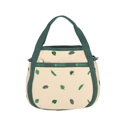 SMALL JENNI 斜背手提兩用包 - 棕櫚風情