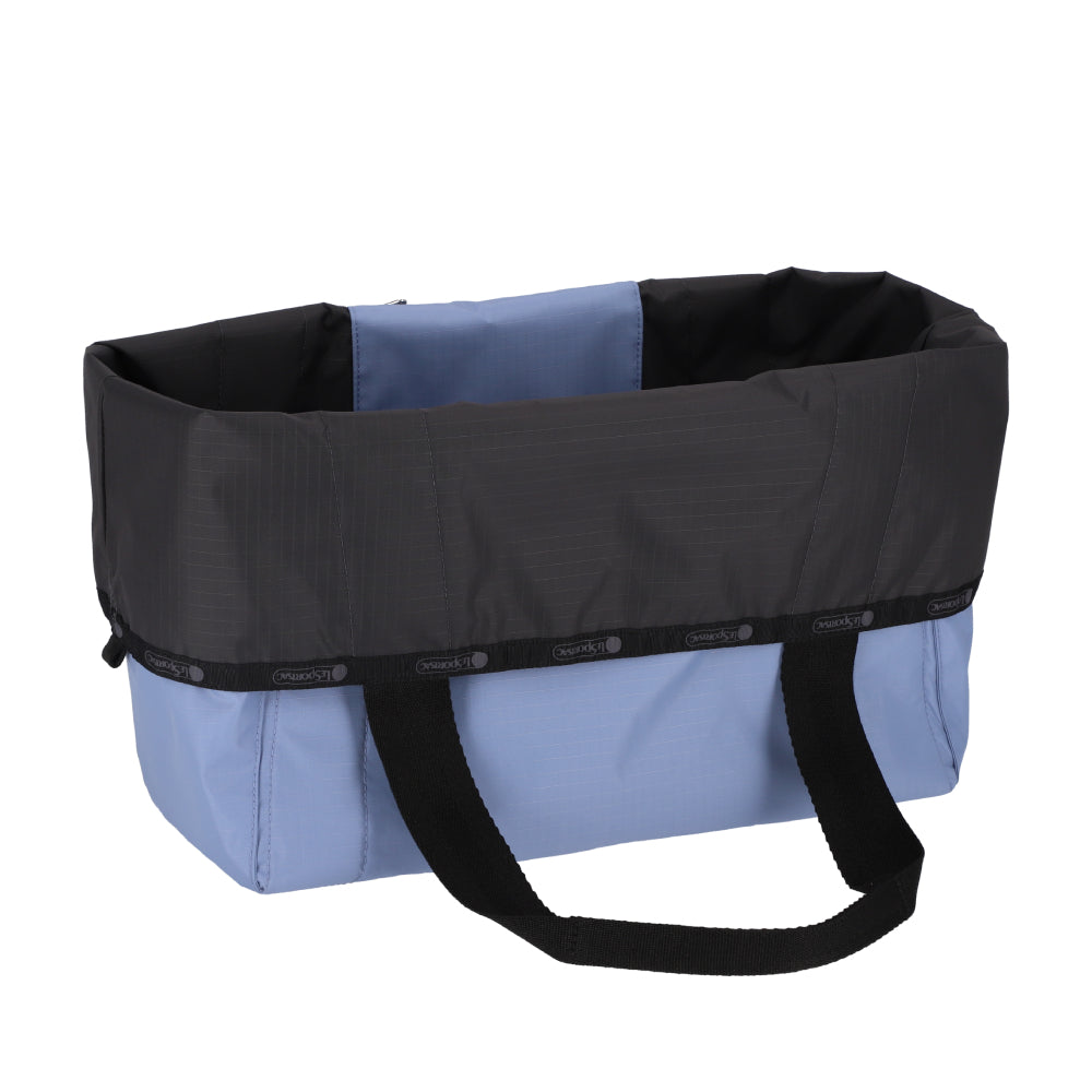 LG REVERSIBLE PKT TOTE 大型雙面托特包 - LOGO 雲霧藍 / 夜幕灰