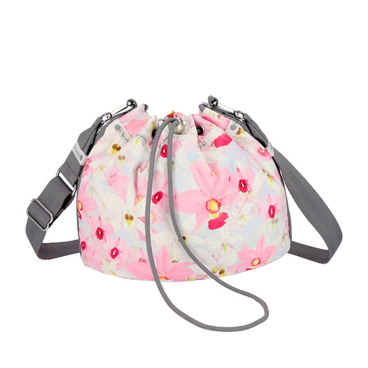 CONV DRAWSTRING XBODY 抽繩斜背包 - 清幽蘭香