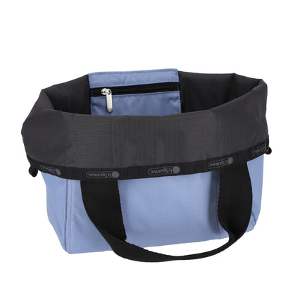 SM REVERSIBLE PKT TOTE 小型雙面托特包 - LOGO 雲霧藍 / 夜幕灰