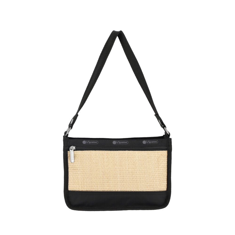 SMALL ZIP SHOULDER 小型拉鍊肩背包 - 拉菲永恆黑