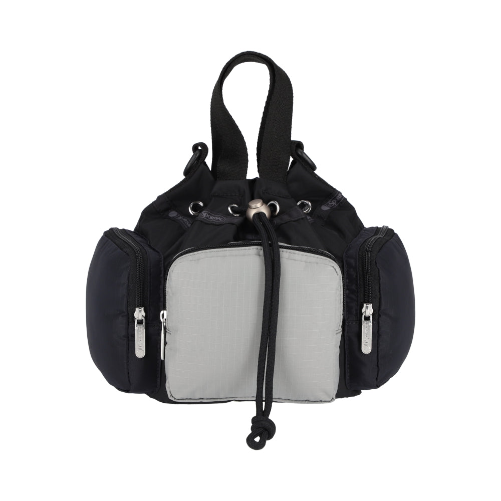 CONV DRAWSTRING TOTE 抽繩托特包 - 灰階色塊