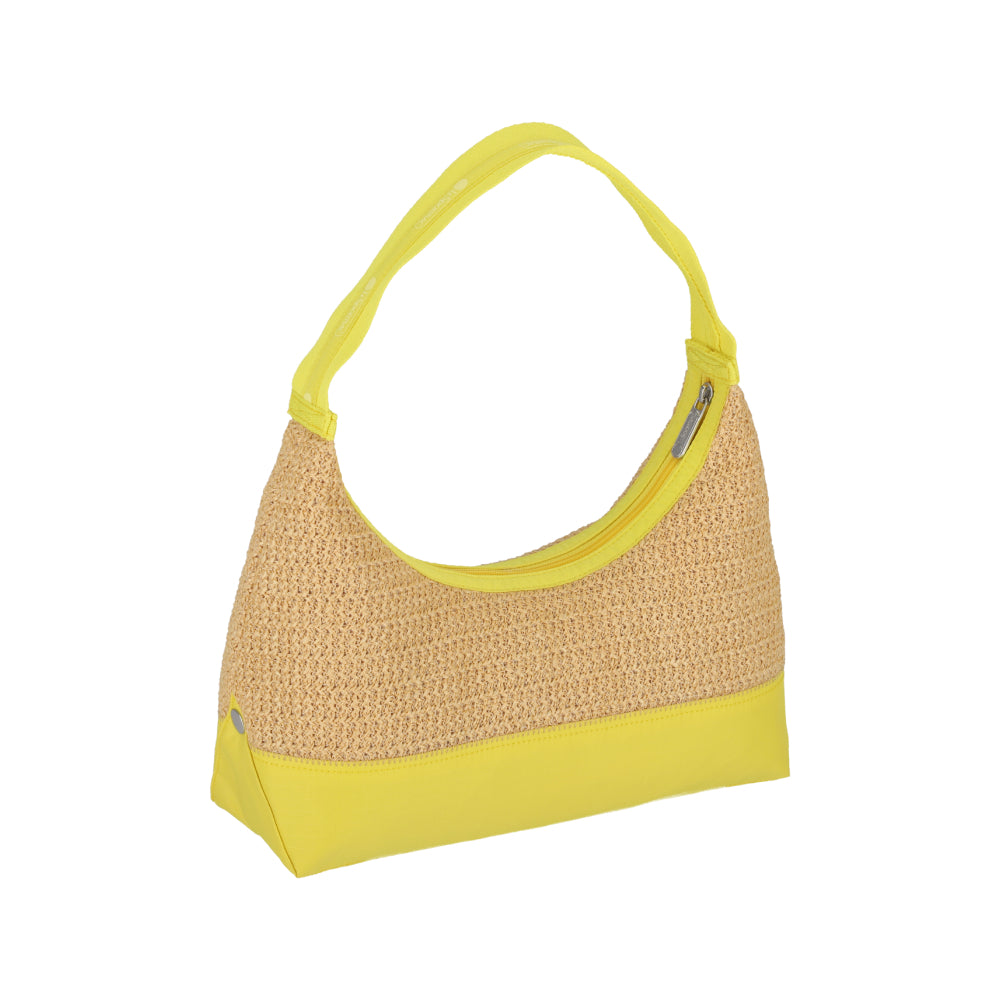 RAFFIA SHOULDER BAG 肩背包 - 拉菲報春黃