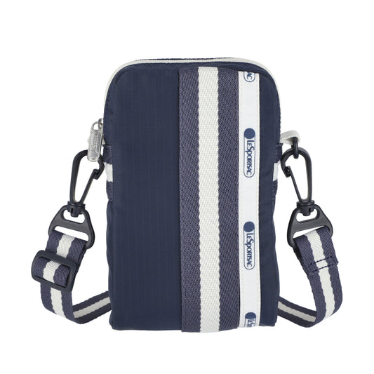 MINI WEB CROSSBODY 隨身小包 - 滾邊深海藍