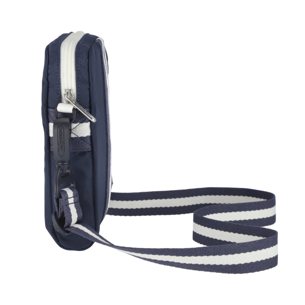 MINI WEB CROSSBODY 隨身小包 - 滾邊深海藍