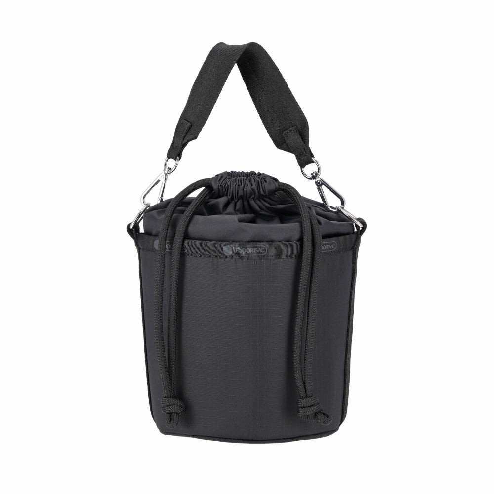SM DRAWSTRING BUCKET 小型抽繩水桶斜背包 - 永恆黑