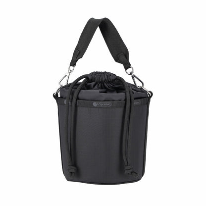SM DRAWSTRING BUCKET 小型抽繩水桶斜背包 - 永恆黑