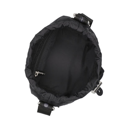 SEQUIN DRAWSTRING BAG 亮片束口水桶斜背包 - 霧黑亮片