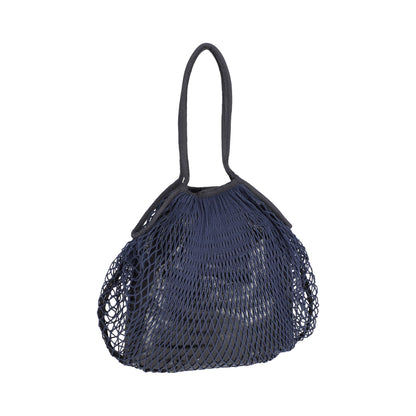 MED NET TOTE BAG 中型網狀肩背包 - 曜岩黑