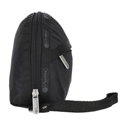 2-ZIP WRISTLET 雙拉鍊手拿包 - 永恆黑