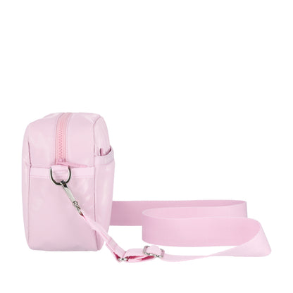 DELUXE CROSSBODY 拉鍊斜背包 - 冰霧粉