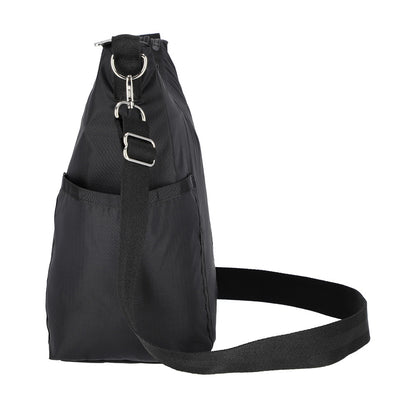 ZIP BUCKET SHOULDER 拉鍊肩背包 - 永恆黑