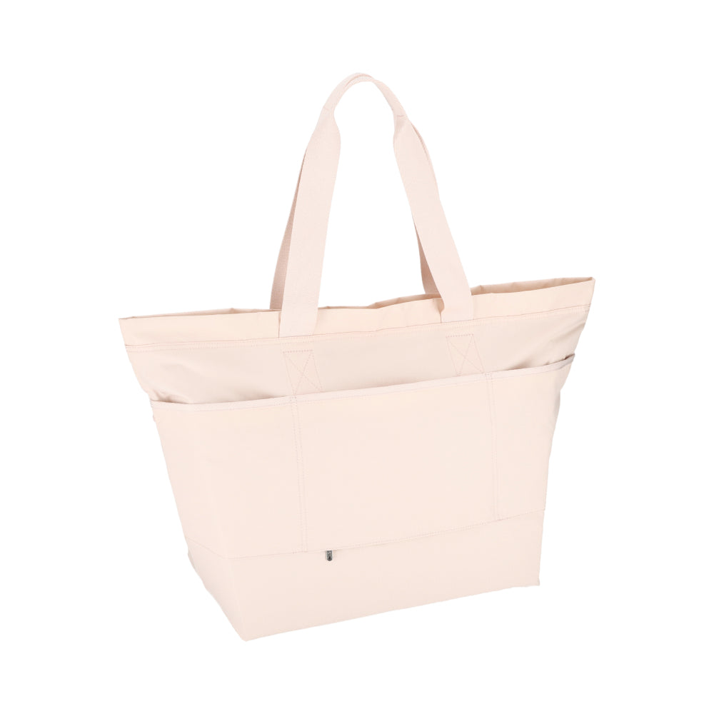CARLIN ZIP TOP TOTE BAG 簡約兩側拉鍊托特包 - 晨曦桃粉
