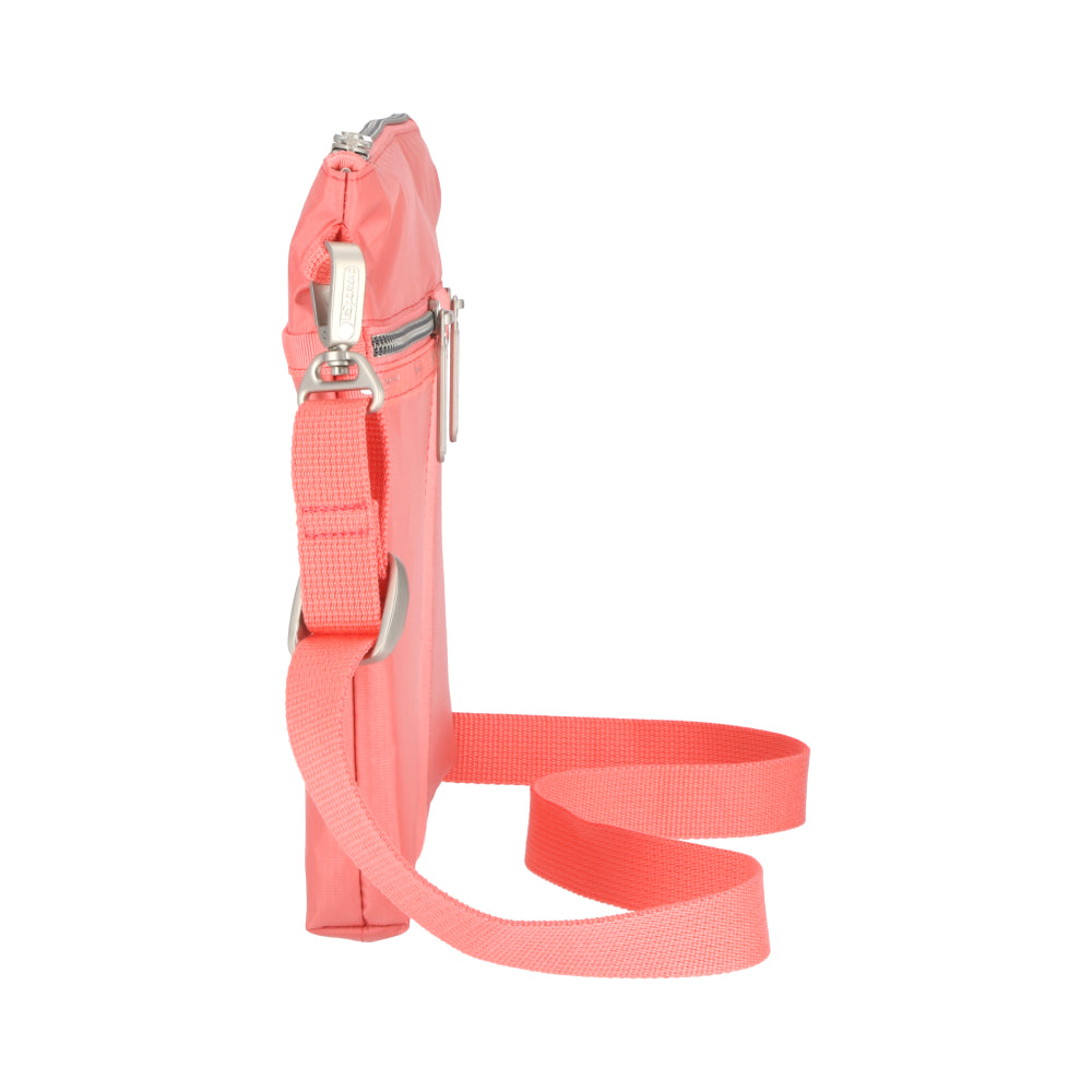 POUCH CROSSBODY 輕便拉鍊斜背包 - 珊瑚粉