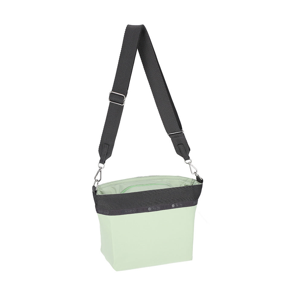 SMALL BUCKET BAG 小型斜背方形包 - 冷霧青/夜幕灰