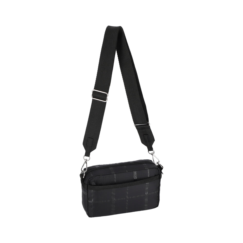 E/W PHONE CROSSBODY 手機斜背包 - 暗影格紋