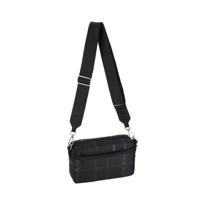 E/W PHONE CROSSBODY 手機斜背包 - 暗影格紋